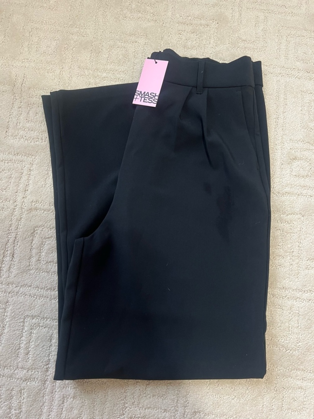 Smash + Tess Harper Black Pleated Dress Pants